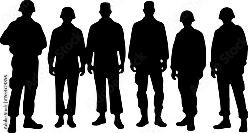 soldiers, military, army, advance, uphill, climb,  vector bundle