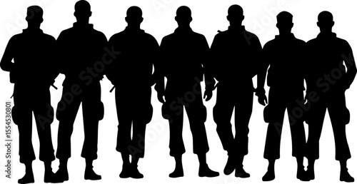  military, army, advance Soldiers Advancing Up Hill Silhouette vector bundle