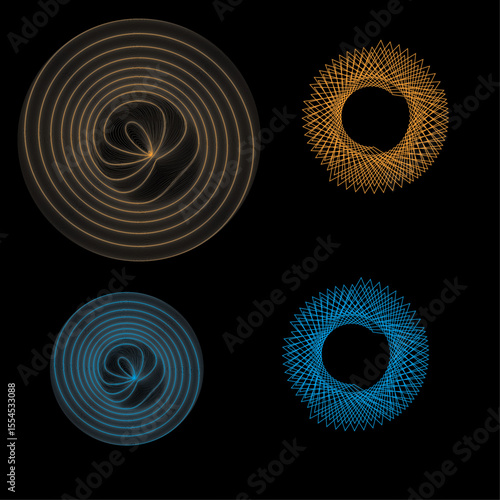 abstract background with circles