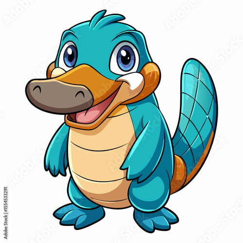 cartoon platypus cartoon