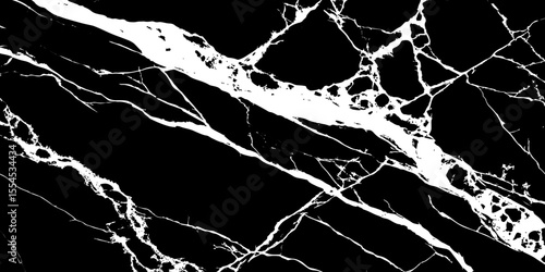 "Elegant black marble texture with striking white veins. Perfect for backgrounds, modern interior design, luxury product mockups, and digital graphics requiring a high-contrast natural stone effect"