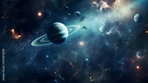 space background with stars