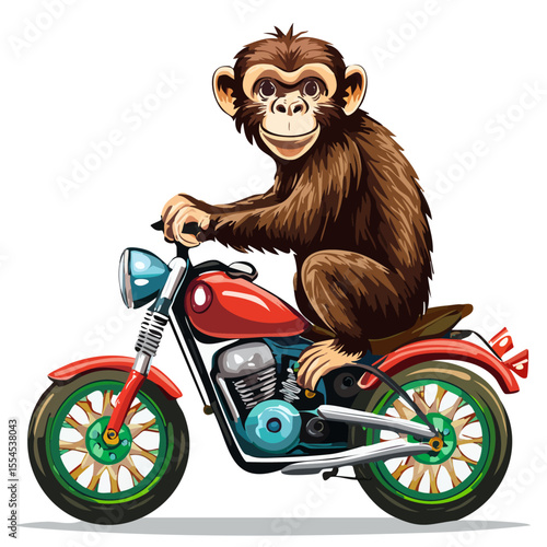 chimpanzé moto 2