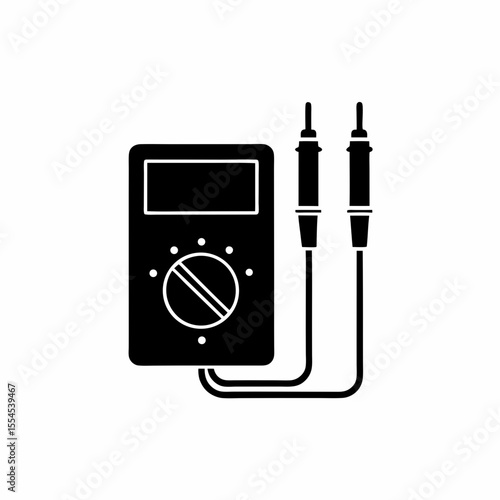 creative details multimeter icon vector illustration