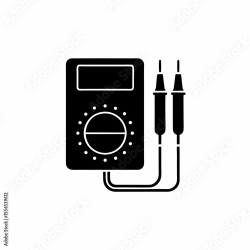 creative details multimeter icon vector illustration