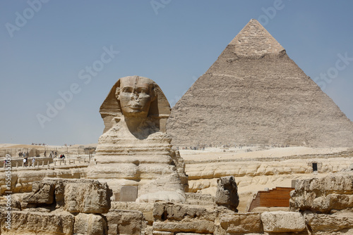 The Sphinx at Giza, Cairo, Egypt