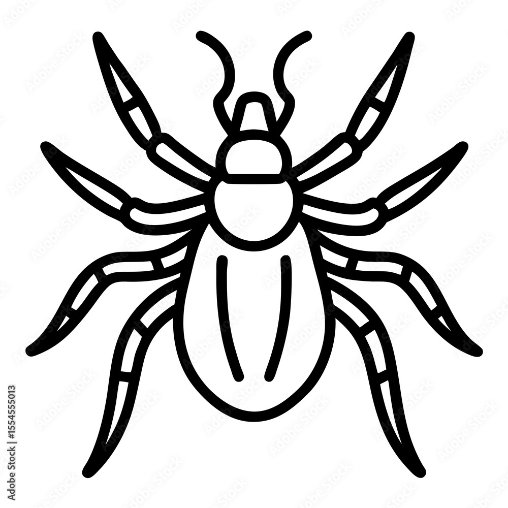 Obraz premium tick vector illustration