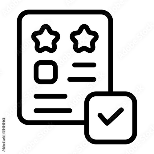 top quality line icon