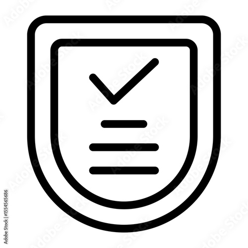 verified line icon