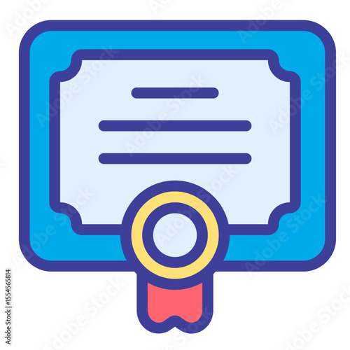 superior outline flat icon