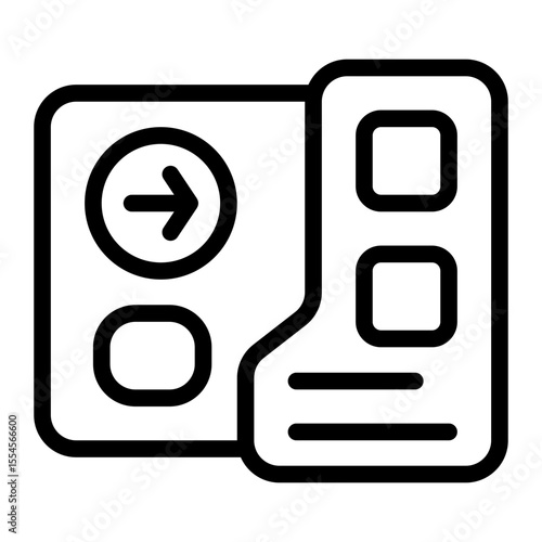 receive file line icon 