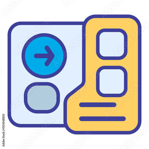 receive file outline flat icon