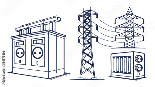 electric power station