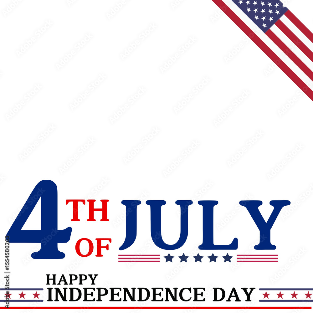 Obraz premium fourth of july. USA Independence Day 