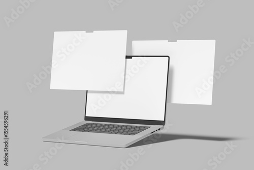 Laptop Screen blank Mock Up