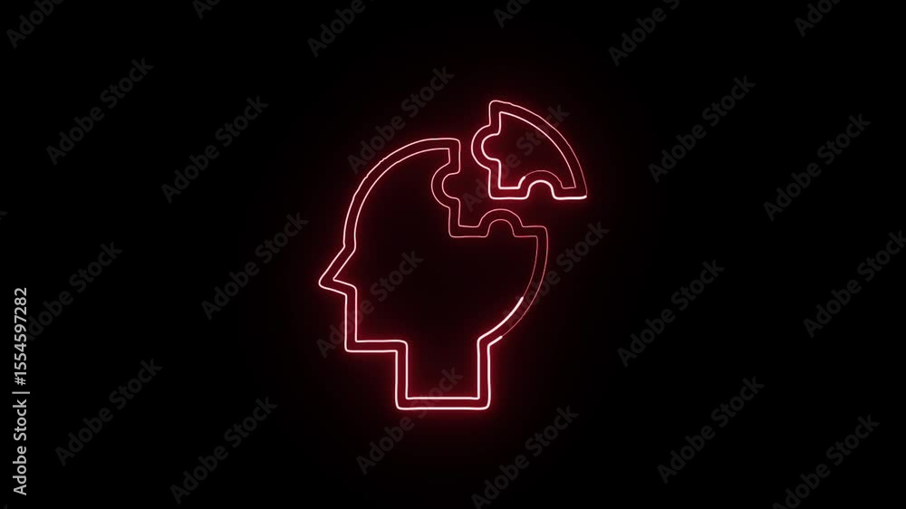 Glowing neon Solution icon animation with black background. HD animated outline lightbulb and problem-solving concept video loop Glowing neon Solution icon animation with black background. HD animated outline lightbulb and problem-solving concept video loop