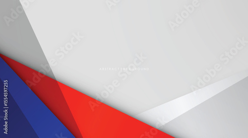 Modern abstract background blue and red with white colorful