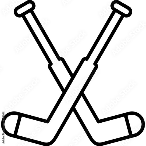 Goalie Stick Icon
