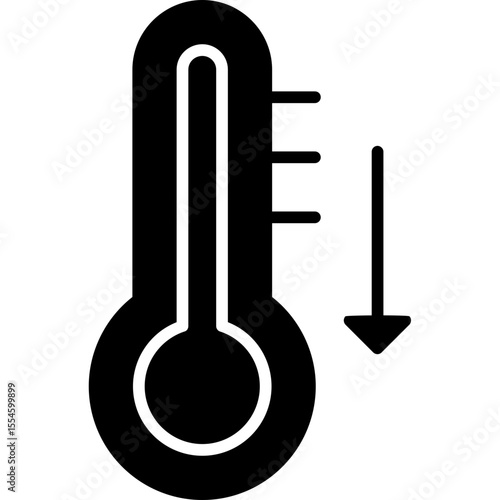 Canvas Print Low Temperature Icon