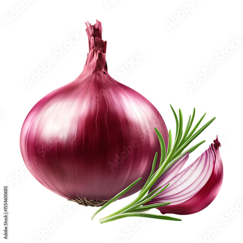 Red Onion Culinary Uses Nutritional Benefits  Recipes On Transparent Background