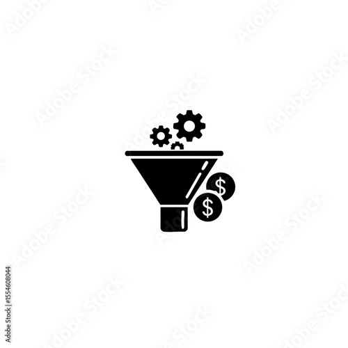Profit Growth Funnel - Clean Vector for Analytics & Marketing