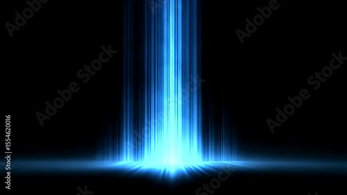 Light beams emanating from a central point