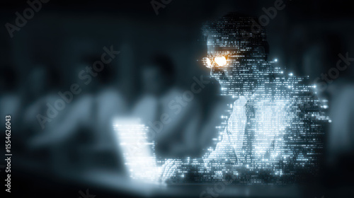 Office worker leads double life as sleeper spy with encrypted data on hidden laptop while coworkers surround him