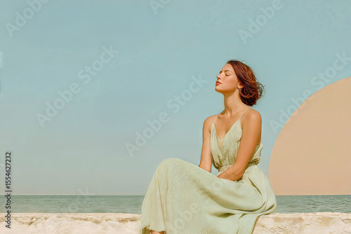 Sun-Kissed Serenity at the Shoreline