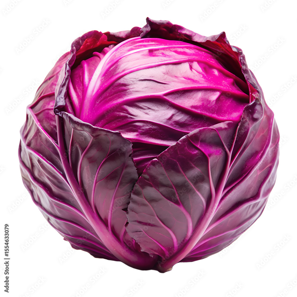 Obraz premium cabbage vegetable isolated on white background