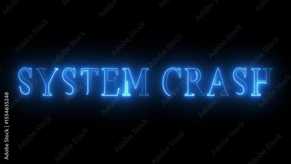 Bright neon text animation. Technological chaos, disconnection, disconnection technological debate, reality of connectivity problems in the digital world 4k video Bright neon text animation. Technological chaos, disconnection, disconnection technological debate, reality of connectivity problems in the digital world 4k video