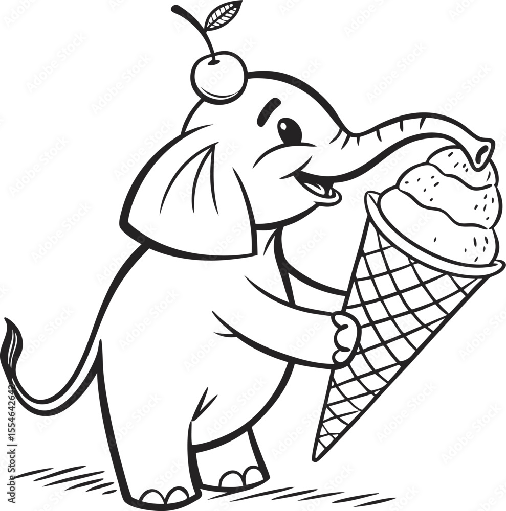 Fototapeta premium Cartoon kangaroo and running dog illustration vector