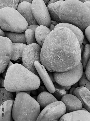 Meditation am Kieselstrand-Close Up