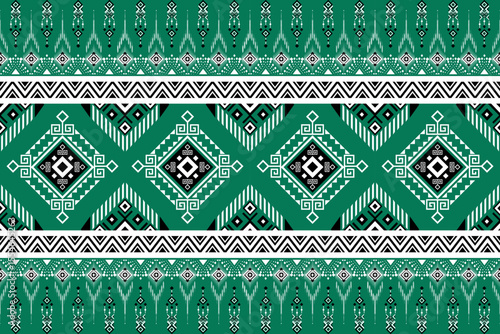 Ethnic geometric pattern seamless
