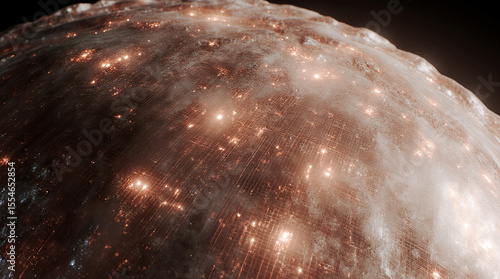  Extreme Close-Up of Futuristic Human Skin Embedded with Microcircuits, Featuring Soft Glowing Elements Under Translucent Layers in a Biotech Aesthetic with Hyper-Detailed Surreal Realism