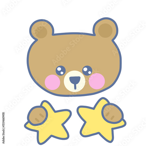 teddy bear with a star