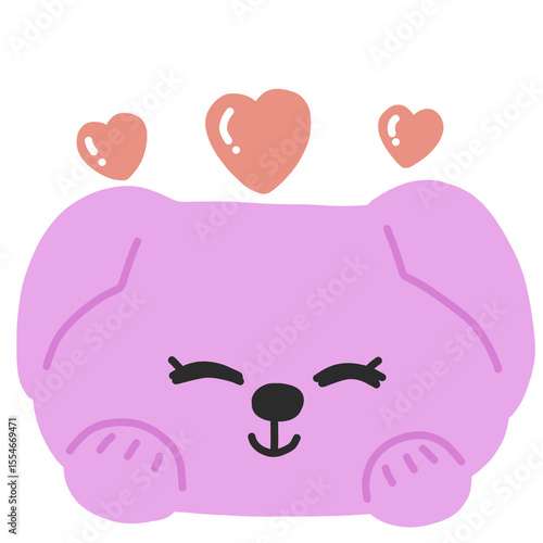 Cute rabbit bunny heart 