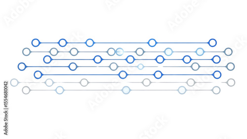 Modern Neural Network Vector Illustration | AI Technology Design | Glowing Nodes on Black Background