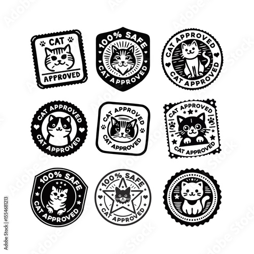 CAT APPROVED SAFE STAMP