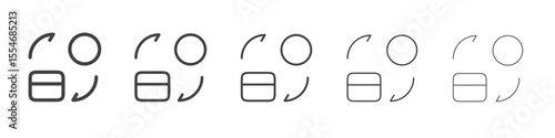 Card to cash icon flat simple outline logo