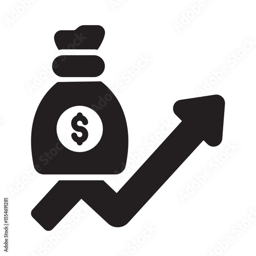Profitability Vector Icon which can easily modify or edit