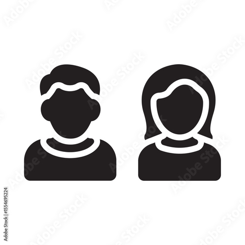 Colleagues Vector Icon which can easily modify or edit