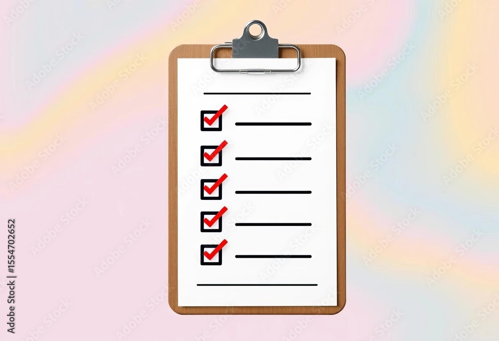 Clipboard with checklist vector icon, perfect for project management and organization apps, finished, information Clipboard with checklist vector icon, perfect for project management and organization apps, finished, information