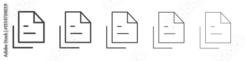 File icon flat simple outline logo