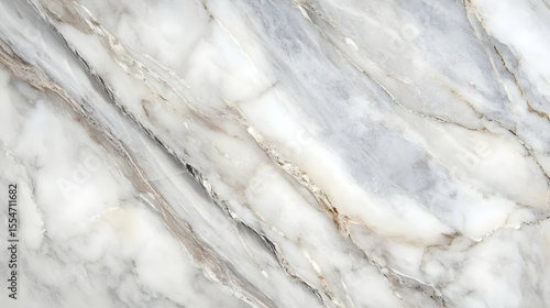 Elegant Grey and White Marble Texture Natural Stone Background