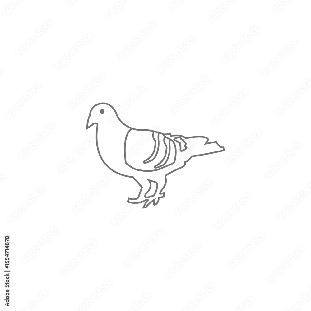 Peace pigeon. Purity, spirituality concept. Vector dove silhouette. Cut out laser shape Peace pigeon. Purity, spirituality concept. Vector dove silhouette. Cut out laser shape