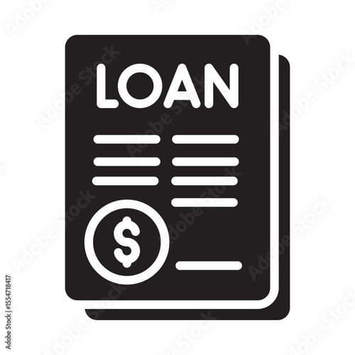 Loan Vector Icon which can easily modify or edit