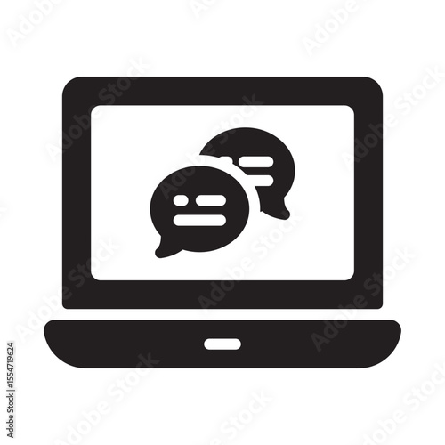 Chat Vector Icon which can easily modify or edit