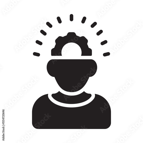 Self regulation Vector Icon which can easily modify or edit
