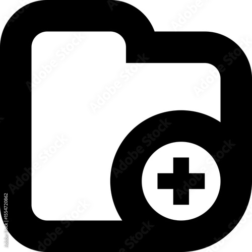 Folder Add Create Plus Vector Icon