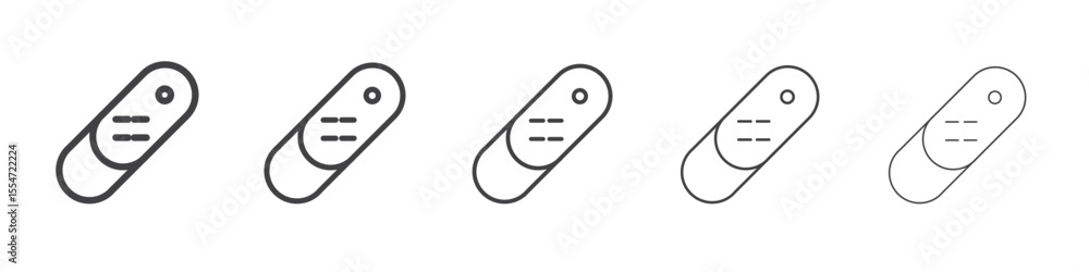 Oculus icon flat simple outline logo Oculus icon flat simple outline logo